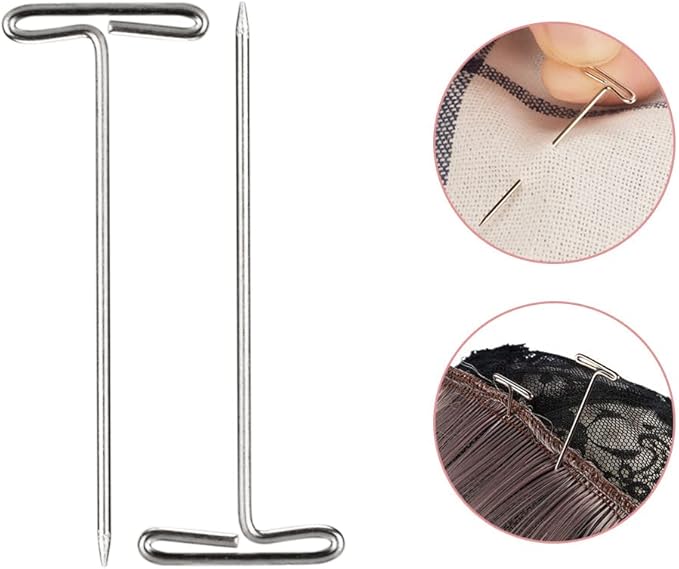 T-Pins, 100 Pack 2 Inch - For Knitting, Wigs, Sewing & Office Wall