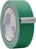 WOD GTC12 Gaffer Tape, Green Low Gloss Finish Film, 1.5 inch x 60 ft. Residue Free, Non Reflective Cloth Fabric, Secure Cords, Water Resistant, Photography, Filming Backdrop, Production