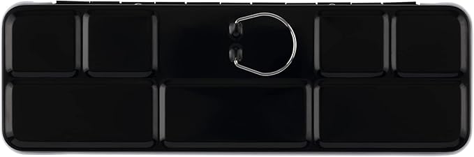 Watercolor Palettes - Empty Half Pan Boxes and Palette for Artists, Watercolor Painting, Students, Color Theory, & More! - 24 Half Pans