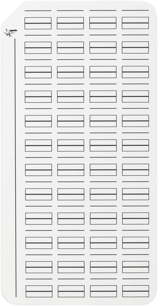 HG Art Concepts Painters Color Diary Watercolor Swatch Card, 48-Pan Size, 5-Pk, 140 lb Hot Press 100% Cotton Paper, Fits New York Central Palette Box, Color Swatch Book for Markers & Colored Pencil