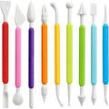 LINPHCEY 9PCS Clay Tools for Kids & Adults Air Dry Clay Tool Kit Plastic Clay Sculpting Tools Set for DIY Pottery, Modeling Molding Polymer Clay – Safe & Easy Grip for Beginners & Craft Lovers