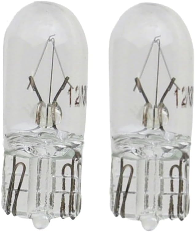 (2 PCS) 0075355000 Clear Sewing Machine Push-in Light Bulb 12V 5W fits for Bernina, Kenmore, Janome/New Home Sewing Machines
