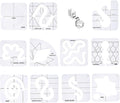 11Pcs Quilting Template Kit with Low Shank Ruler Foot & Non-Slip Stickers - Free Motion Quilting Rulers for Sewing Machines, DIY Crafting Essentials