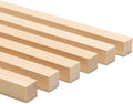DIY Wooden Square Dowel Rod 3/4-inch x 48 Pack of 10 Hobby Wood Sticks for Crafts, Wood Trim & Architecture Model Making, by Woodpeckers