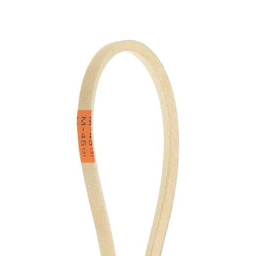HARFINGTON 2pcs M45 Industrial Sewing Machine Belt 45" Outer Girth Rubber Triangle V-Belt