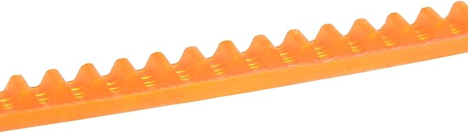 Kozelo 2Pcs MB360 Standard Sewing Machine Motor Belts - [360mm Girth x 4mm Thickness ] Polyurethane Motor Drive V-Belt for Household Electric Sewing Machine Use, Single Tooth, Orange