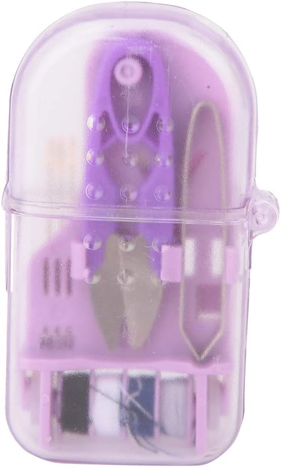 Travel Sewing Kit Mini, Portable Needle and Thread Kit Emergency Sewing Kit Travel Sewing Kit For Adults Plastic Scissors Sewing Needles Thread Buttons for Sewing,Crafts,Yarn