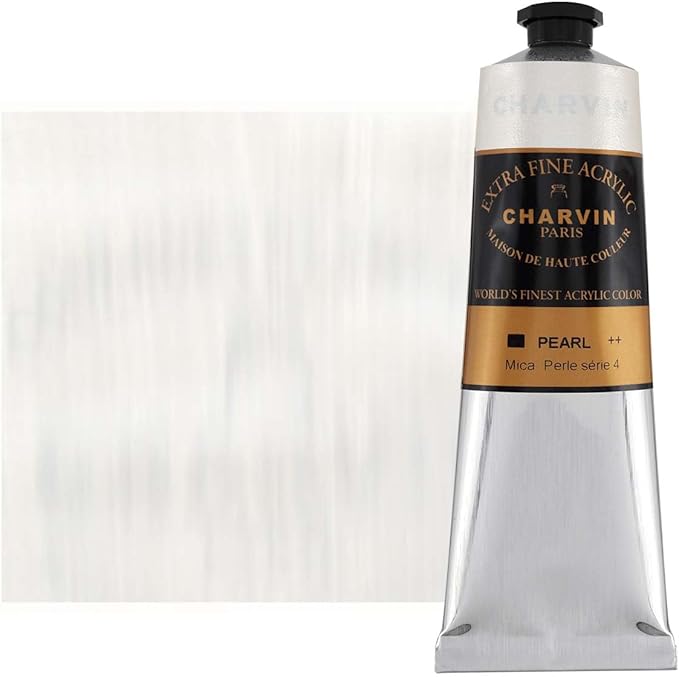 Charvin Extra Fine Professional Artist Acrylic Paint Colors, Nature Themed Hues, 150ml Pearl