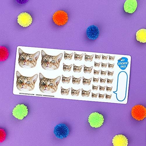 Elite Custom Face & Pet Stickers - Sampler Sheet Gift