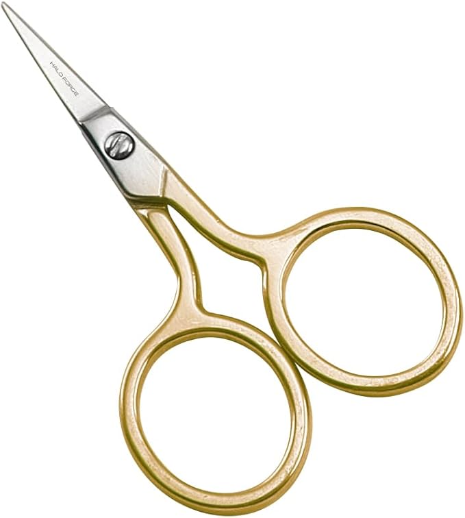 Small Embroidery Scissors - 2.5" Gold Mini Sewing Scissors Sharp Stainless Steel Detail Precisions for Yarn Cutting,Crafts, Theard, Crochet, Cross Stitch,Needlework,Artwork Everyday Use