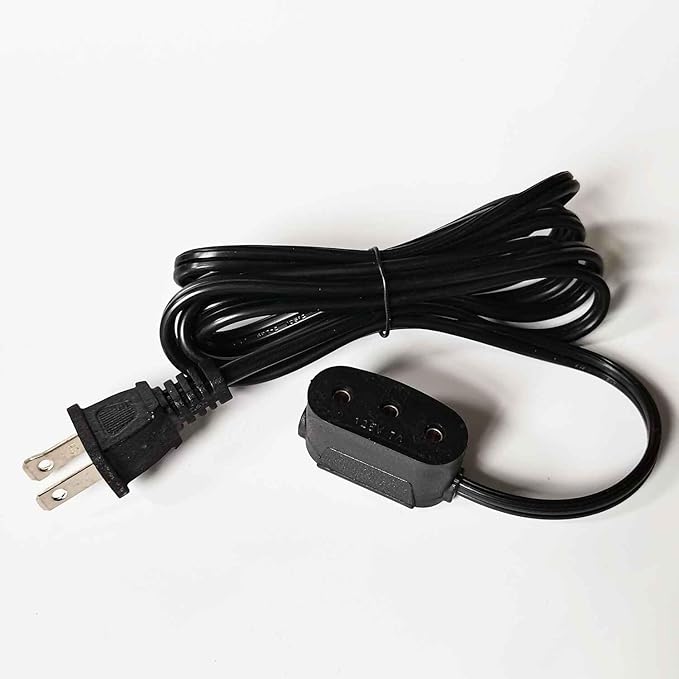 HONEYSEW Lead Power Cord for Singer Sewing Machine 401, 403, 404#122