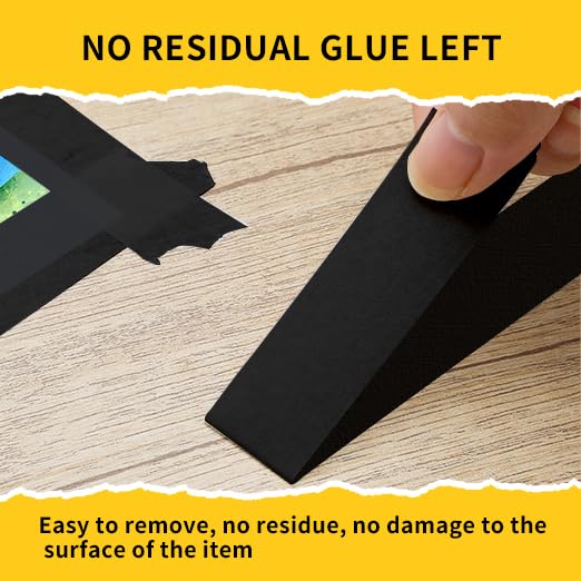 Painters Tape, 1 inch x 55 Yards x 2 Rolls Black Painters Masking Tape for Indoor and Outdoor Use, Medium Adhesive Paint Tape for DIY Crafts, Arts, Painting, Easy Removal