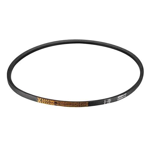 uxcell A40 Drive V-Belts 40" Inner Length 13mm Width 8mm Thick JIS Standard A-Section Rubber Drive Industrial Transmission Belt