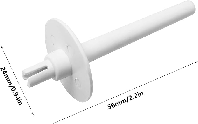 4 Pieces Sewing Machine Accessories, Plastic Replacement Spool Pin for Sewing Machine, Spool Holder for Sewing Machine, Small Thread Spool Cap for Brother, Sewing Machine Parts White