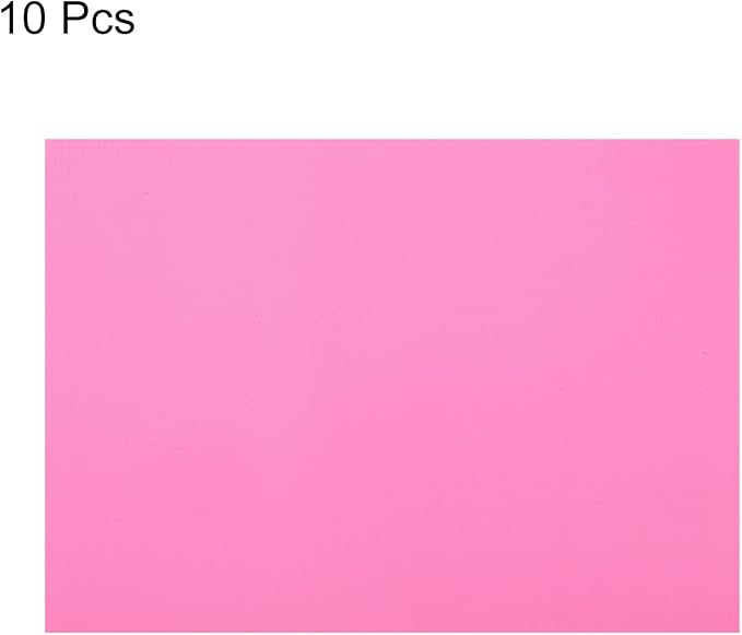 uxcell 10pcs Corrugated Cardboard Paper Sheets,Pink,14 inch x 10inch,for Craft and DIY Projects
