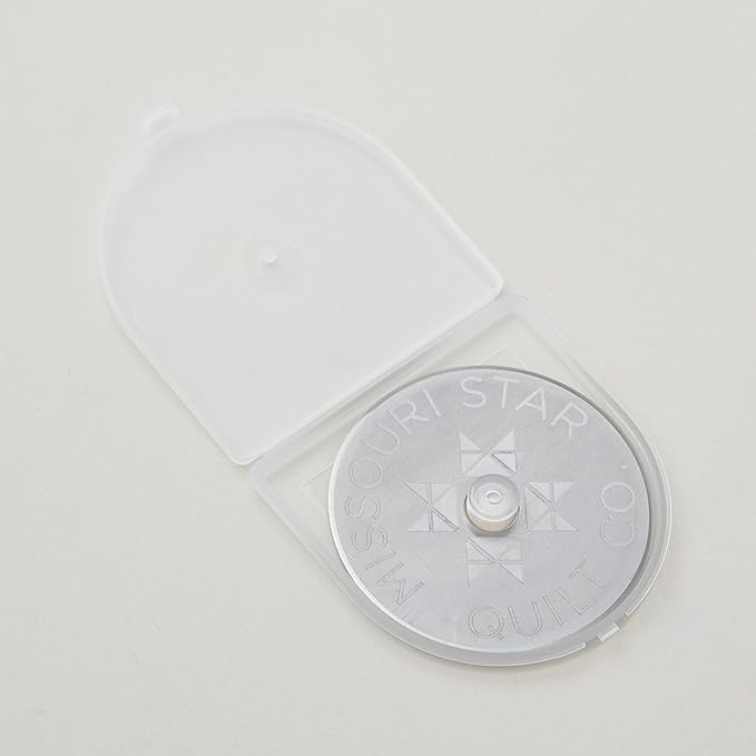Missouri Star Universal Rotary Cutter Blades 60mm, 2 Pack | Super Sharp Replacement Blades, Fits All Rotary Cutter Handles | Fabric Trimmer Refill for Quilting and Sewing Projects