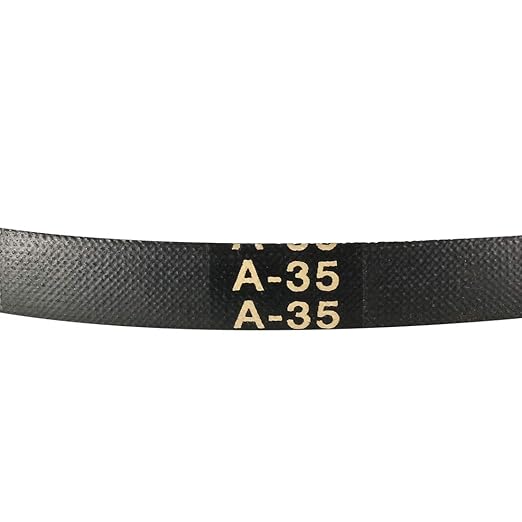 uxcell A35 Drive V-Belts 35" Inner Length 13mm Width 8mm Thick JIS Standard A-Section Rubber Drive Industrial Transmission Belt