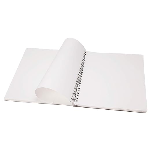 Amazon Basics Sketch Pad for Artists, 67 lb. / 100 gsm, 100 Sheets, 9"x12", White