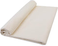 Ivory Cotton Fabric for Sewing 59 Inch Wide Natural 100% Cotton Poplin Fabric by The Yard Soft Embroidery Cotton Material Apparel Cloth (Ivory, 3 Yard)