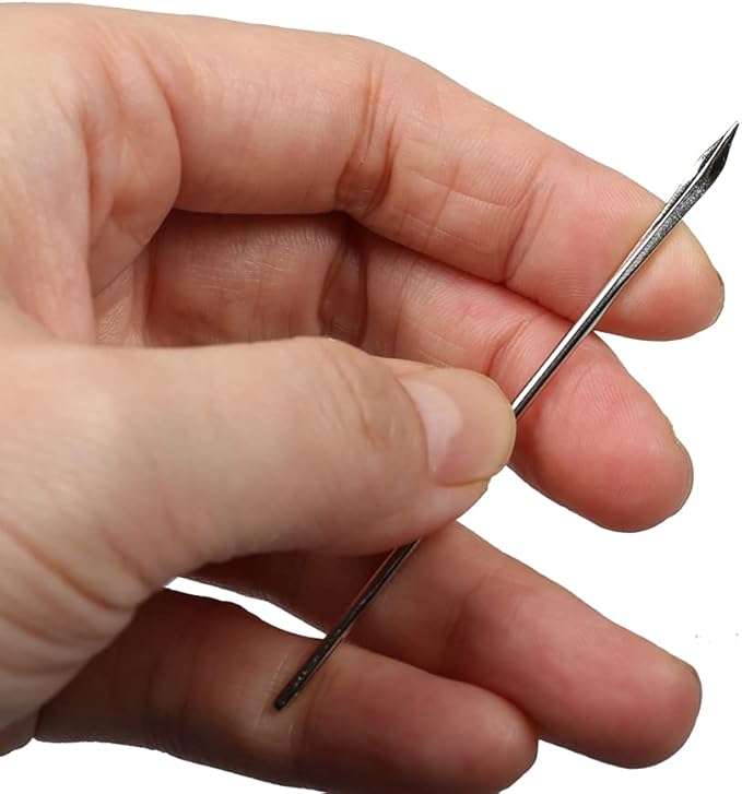 Eketirry Hand Sewing Needle Kit, Heavy Duty Household Hand Needles for for Home Upholstery Carpet Leather Canvas Repair (7 Pieces)