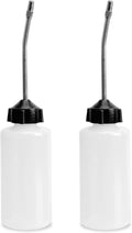 2PCS Sewing Machine Oiler, 120ml Screw on Cap Extended Spout Oil Bottle Sewing Machine Oil Dispenser