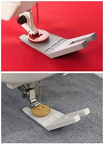 FQTANJU 1 Pcs Clearance Plate/Button Reed Presser Foot - for All Sewing Machines # 413105601