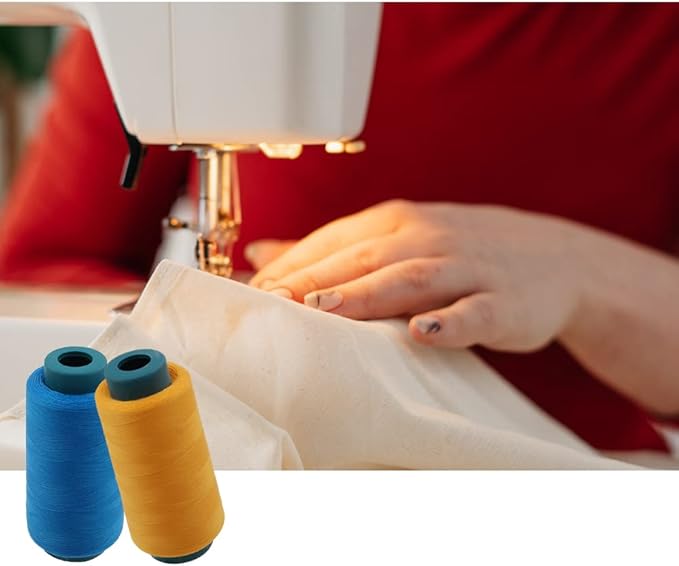 12 Color Sewing Machine Thread 40S/2 2500 Yard Per Overlock Cone Polyester Sewing Threads for Sewing Quilting Machines, DIY Sewing, Hand Embroidery, Serger