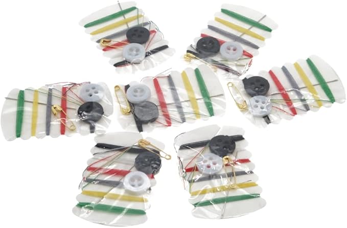 Aysekone 100 Sets Travel Sewing Kit Emergency Repair Kit with Needles Threads Buttons Safety Pins Portable Sewing Supplies for Home Hotel Travel Necessities