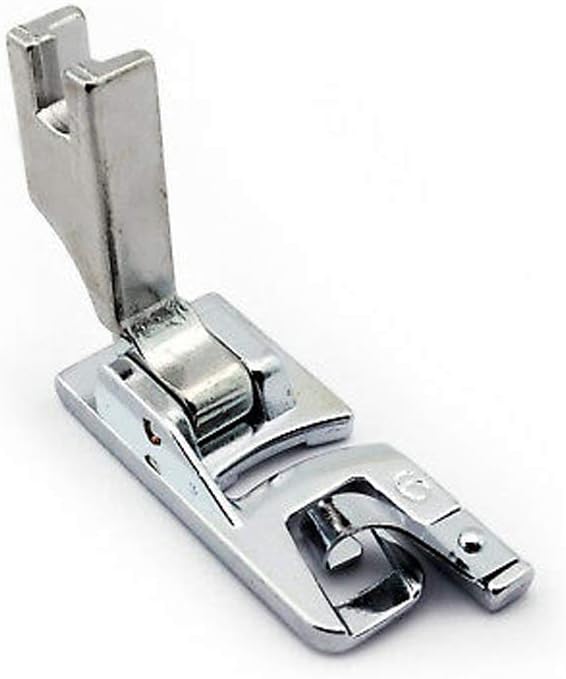 DREAMSTITCH P60002 High Shank 1/4 inch (6mm) Rolled Hemmer Presser Foot for Babylock, Brother, Janome, Juki, Kenmore, Necchi, Pfaff, Singer, Viking Sewing Machine