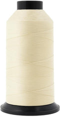 Mandala Crafts Size 46 210D T45 Bonded Nylon Thread - Ivory 2843 YDs Tex 45 Heavy Duty Sewing Threads for Leather, Jeans, Weaving, Outdoor Marine Upholstery