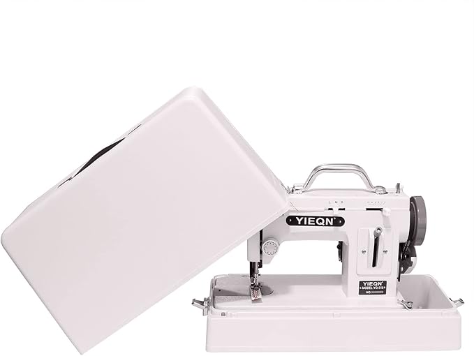 YQ-518 Portable Walking-Foot/Zigzag Sewing Machine with Carrying Case - for Sewing and Repairing Thick Materials
