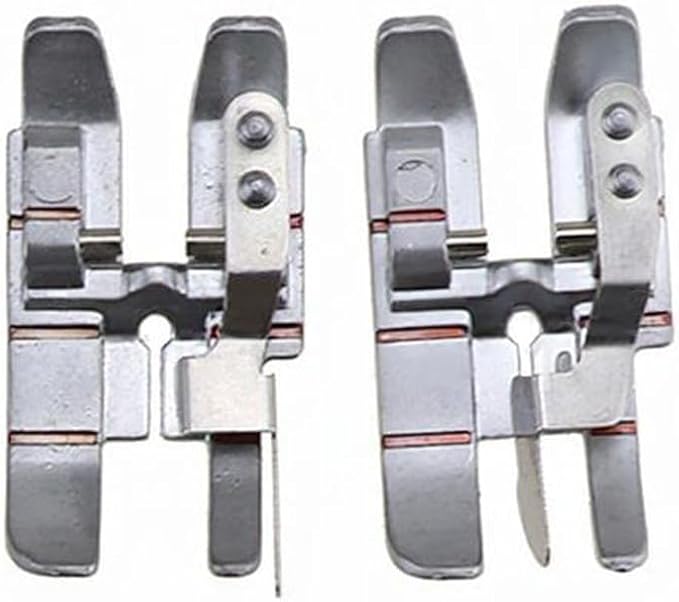 Sewing Machine Presser Foot Silver Sewing Walking Presser Foot Easy to Use Compatible with Pfaff Sewing Machines B, C, D, E, F, G, J, K (B)