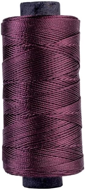 Big Kizzy Burgundy 250m Nylon Thread for Hair Extensions, Sew in Human Hair Weft and Wigs - Non-Slip and Comfortable Hold for Hand and Machine Tied Weft