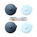 4 Pack Retractable Measuring Tape，60-Inch 1.5 Meter Tape Measures Dual Sided Flexible Ruler for for Body Measurements Craft Fabric Cloth Tailor Sewing Weight Loss (White&Black)
