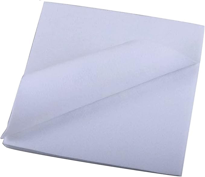 YYCRAFT Squares Soft Felt Sheets 12 X 12 Inch Felt Fabric Squares Patchwork Sewing DIY Craft 1.6mm Thick - 24 Pcs,White
