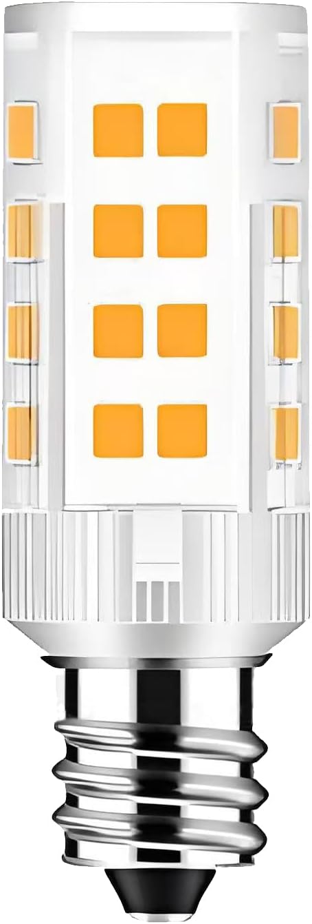Sewing Accessorie 4W 7/16 Base Screw LED Bulbs No Flicker 82CRI,400Lumen Compatible for Singer Brother, Bernina, Viking Models Listed Replacement Part Numbers #7SCW (1Pcs White 6000K)