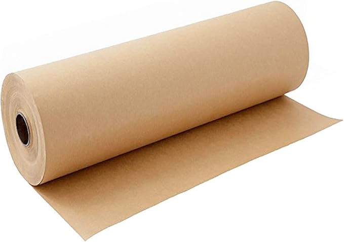 Brown Kraft Paper Roll 12" x 100ft (1200 Inch) for Gift Wrapping Packing, Brown Paper for Arts Crafts, Kraft Paper for Bulletin Board Poster Christmas