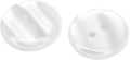3/4" 100 Pack Clear Buttons for Sewing 0.75 inch 2 Hole Large Transparent Glossy 30L Round Plastic Bulk Sewing Buttons for Workwear School Outfits Aprons Pants Uniforms Jackets Bags DIY Crafts