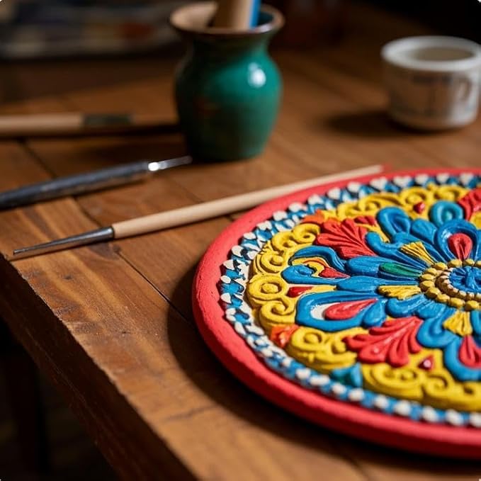 ZEHIQ Premium Air Dry Clay-2.2 lbs Natural Pottery Clay for Wheel Throwing, Hand Building, Sculpting Molding | No Baking Required, Self-Hardening | Beginner & Professional Artist Supplies(Terracotta)