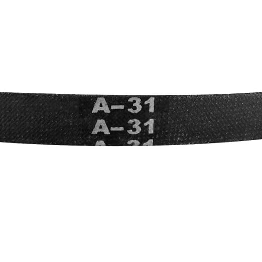 uxcell A31 Drive V-Belts 31" Inner Length 13mm Width 8mm Thick JIS Standard A-Section Rubber Drive Transmission Belt