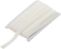 MECCANIXITY 1/2 Inch Double Fold Bias Tape Continuous Bulk Cotton Bias Tape for Sewing Seaming Quilting Hemming Binding Crafts (Light White 25 Yards)