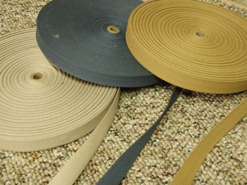 Bond 400 1-1/4" Cotton Woven Carpet Binding Tape - Cotton Twill Tape for Industrial Sewing Machines - Area Rug Edge Binding & Carpet Edging - Package Consist of 2 Rolls of 72 Yards (C910), Made in USA