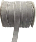 10 Yards Velvet Ribbon Spool (Gray, 1")
