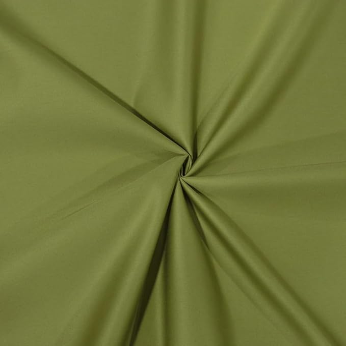 12pcs Cotton Sateen Fabric Squares 20x20 Inches – 1000 Thread Count for Cushions, Quilting Sewing, Patchwork and Crafts (Sage)