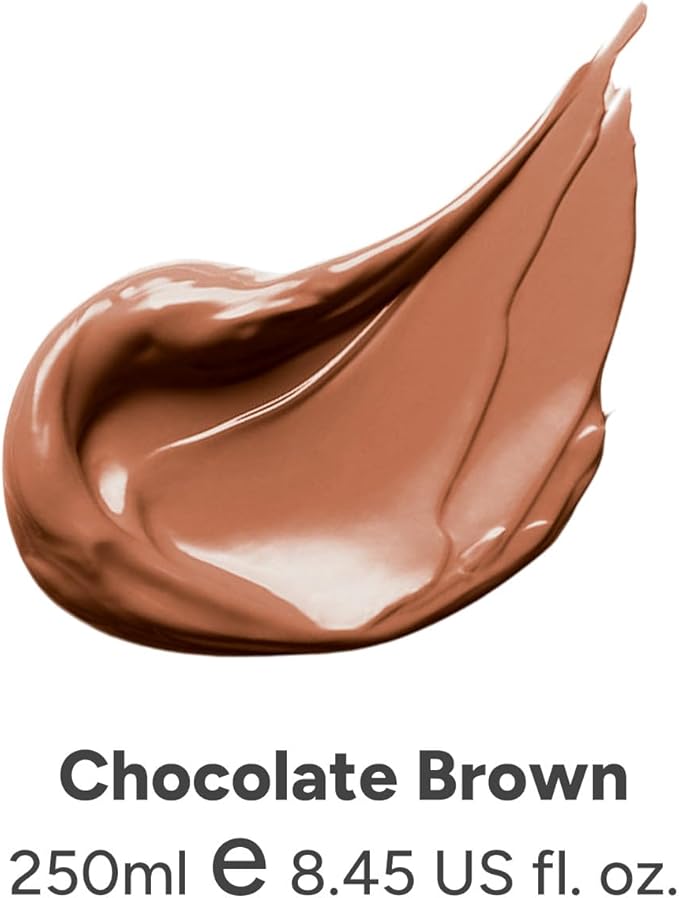 JusArt Acrylic Paint Chocolate Brown Tubes 250ml (8.45 oz), Non Toxic Craft Paint, No Fading Rich Pigment for Canvas Painting, Wood, Fabric, Clay, Stone, Ceramics Art Supplies for Artists, Adults