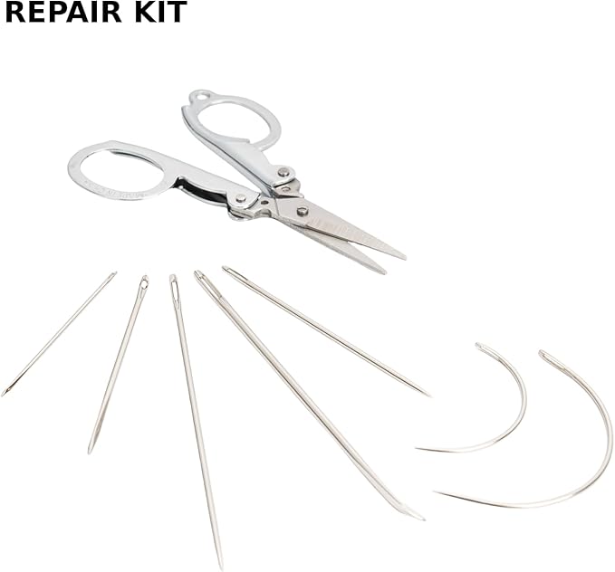 Survival Sewing Kit, Tactical Emergency Sew Kit Heavy Duty Sewing Kit for Adults, Outdoor Survival Gear Sewing Repair Kit Tools, Pocket Mini Sewing kit with Buttons for Men, Army Basic Sewing Kits