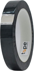 MAT Metalized Polyester Mylar Film Tape, Black - 3/4 inch x 72 yds. Decor Tape for Detailing Accent Wall, Graphic Arts, Car and Boat Trim - Vibrant Mirror Like Finish