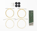 Knit Picks WeCrochet Wood Interchangeable Tunisian Crochet Hook Set - US E-K (Caspian)