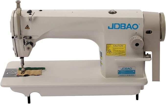 Industrial Electric Sewing Machine, Freestanding Mounting Foot Pedal Operation Tailoring Machines, Heavy Duty Full Metal Frame with Motor, Suitable for Tailors/Drapery Manufacturers