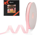 LIUYAXI 1/2" X 50 Yards Solid Pink Grosgrain Ribbon, Perfect for Crafts, Wedding Decor, DIY Hair Accessories, Sewing, Gift Package Wrapping and More